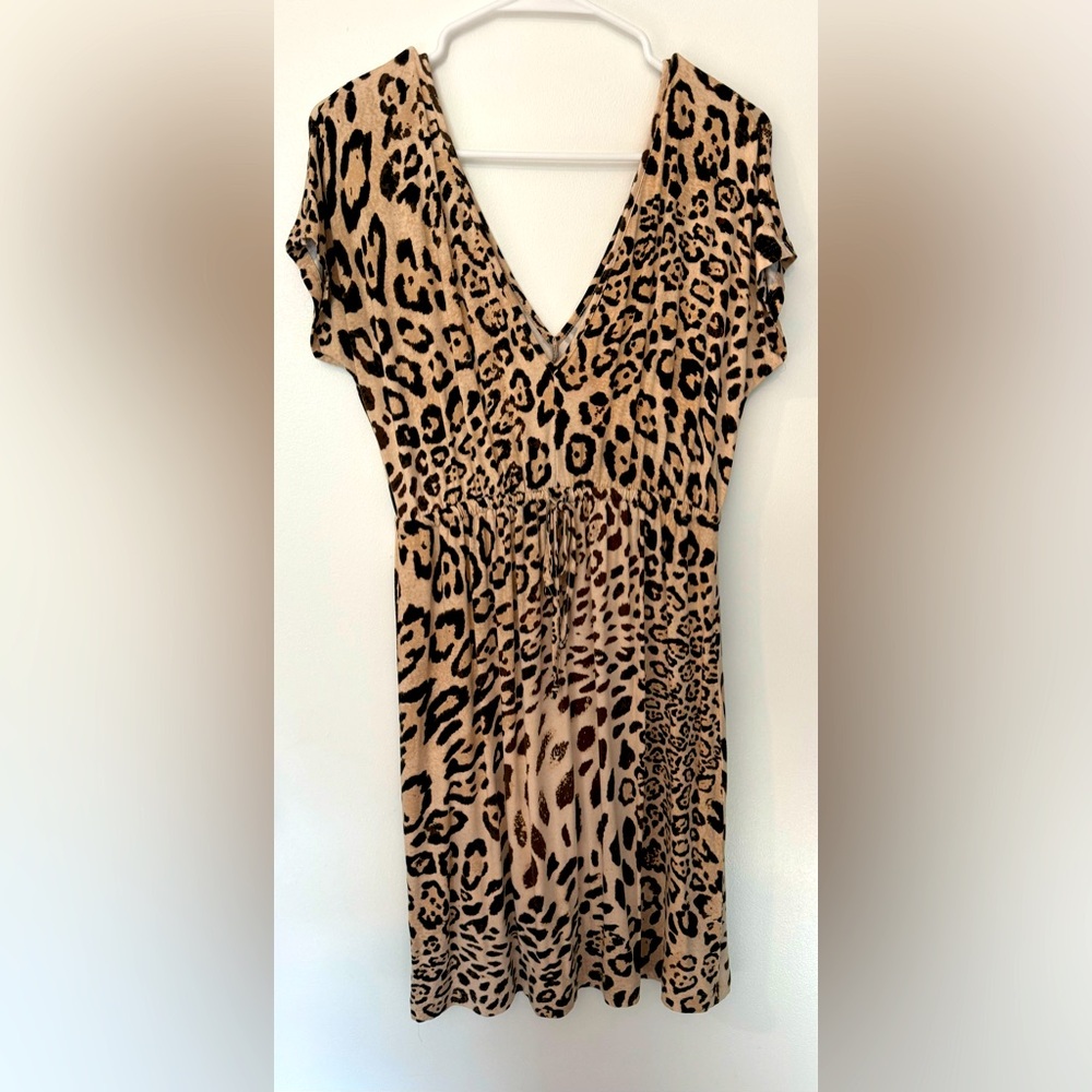 ASOS leopard print dress barely worn great condition
